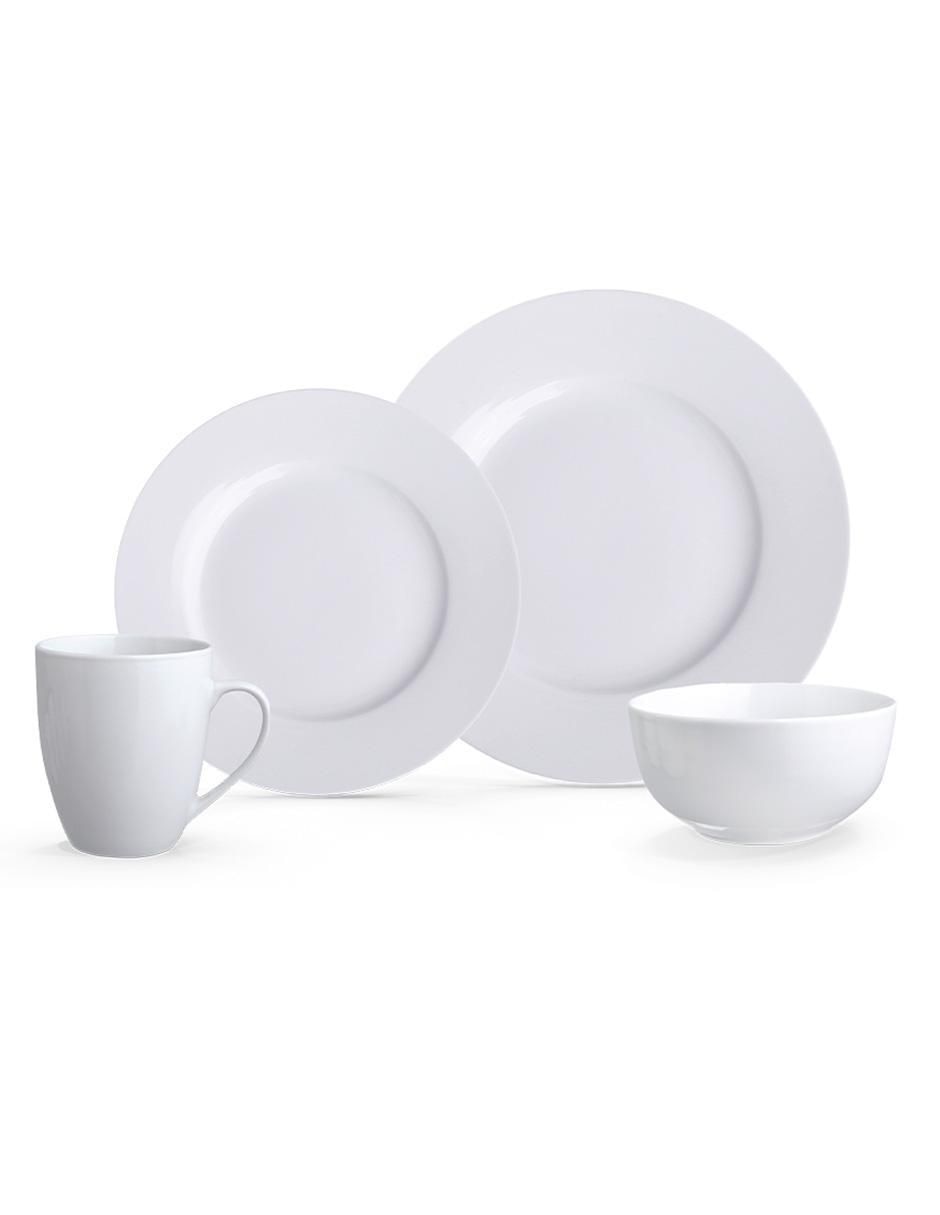 Vajilla cerrada de porcelana para 4 personas 2