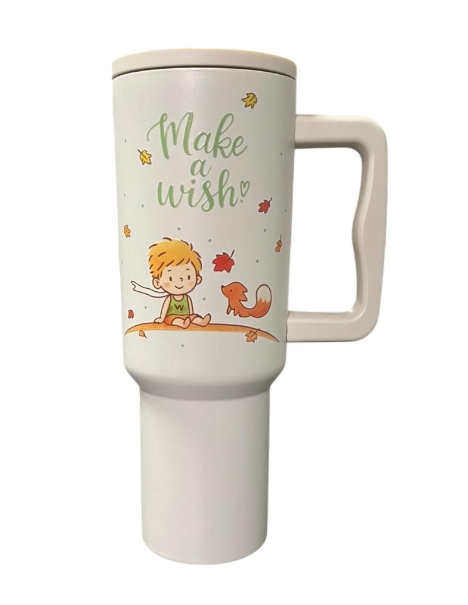 Termo de acero inoxidable El Principito con tapa rosca 1.2 L 3