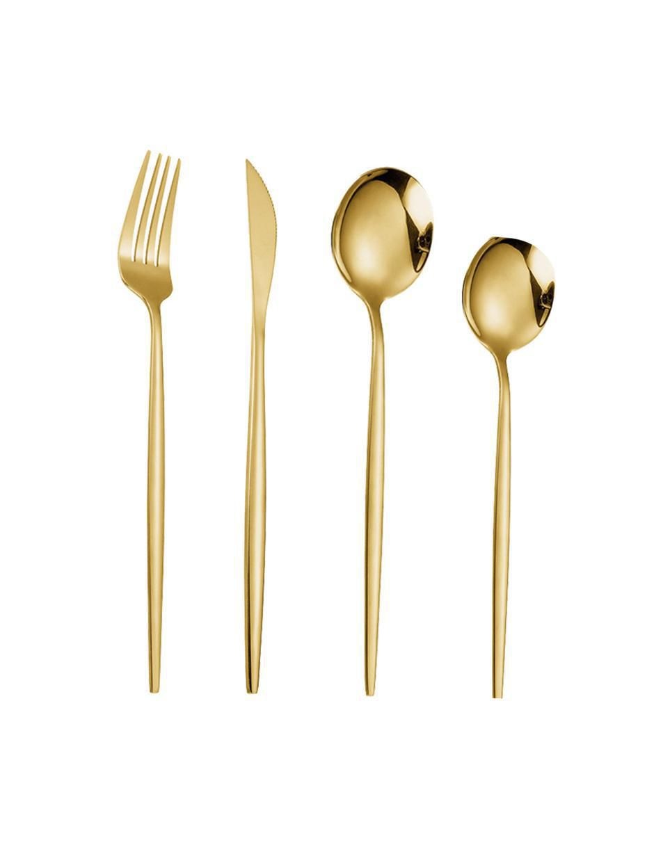 Set cubiertos de acero inoxidable 16 piezas