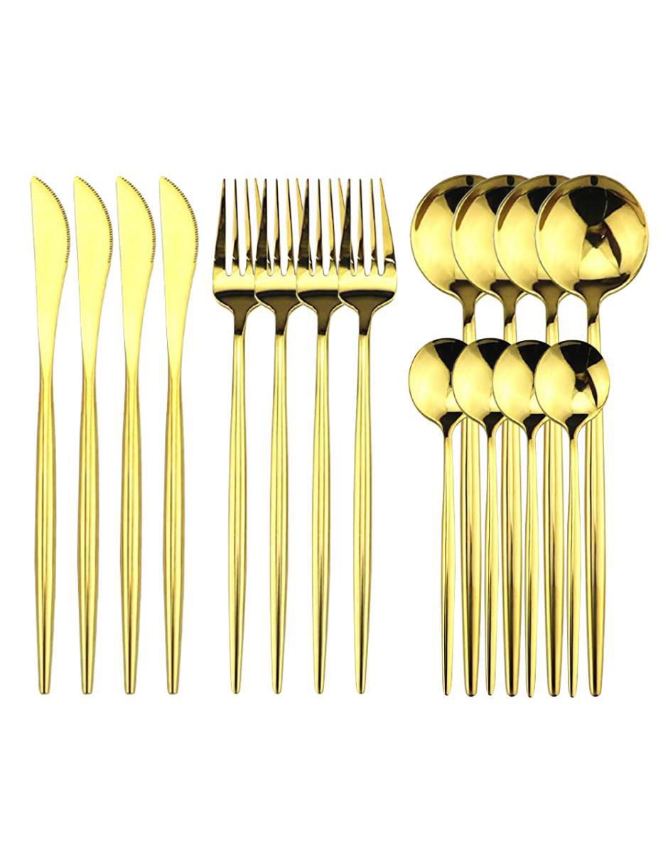 Set cubiertos de acero inoxidable 16 piezas 3