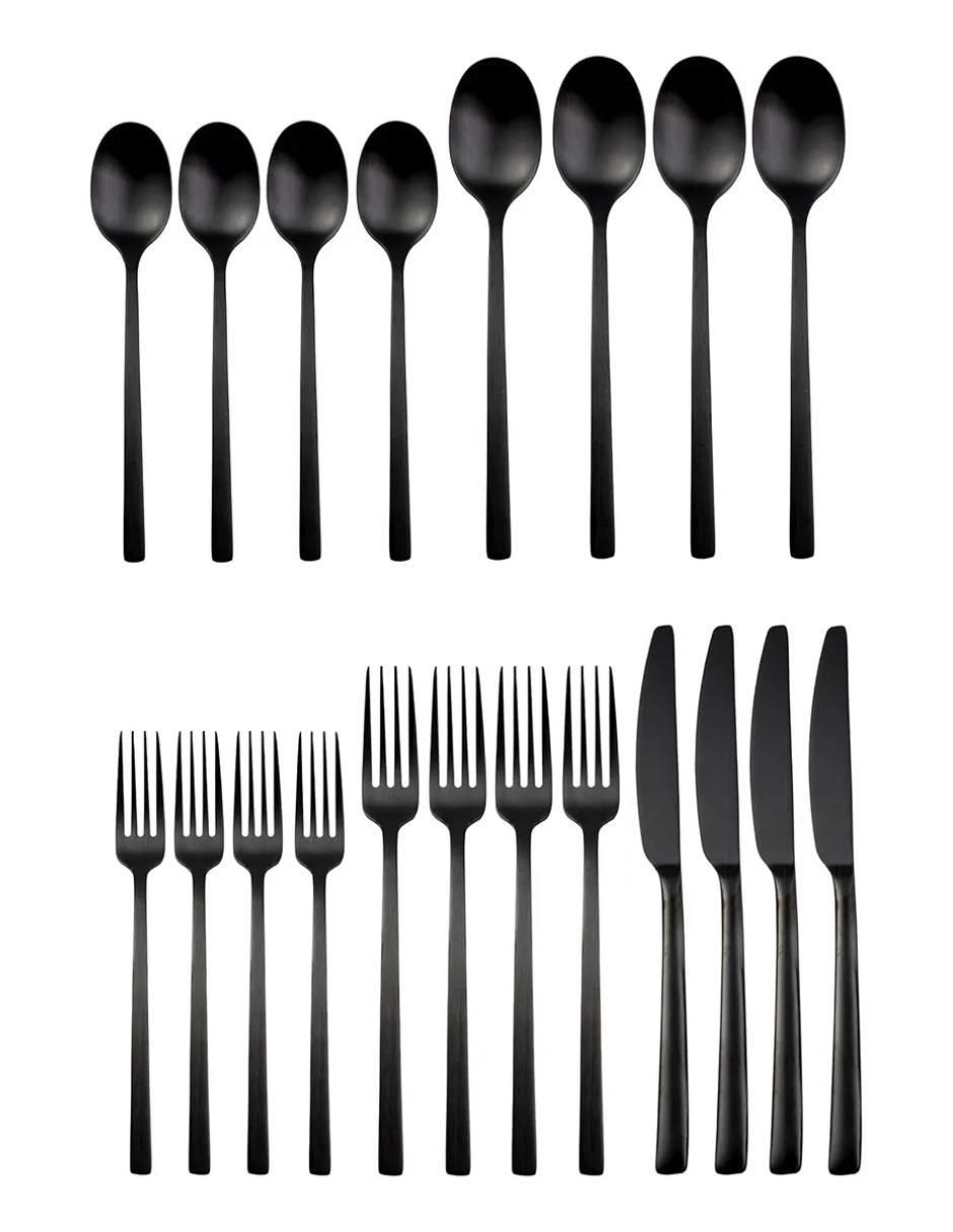 Set cubiertos de acero inoxidable 20 piezas 2