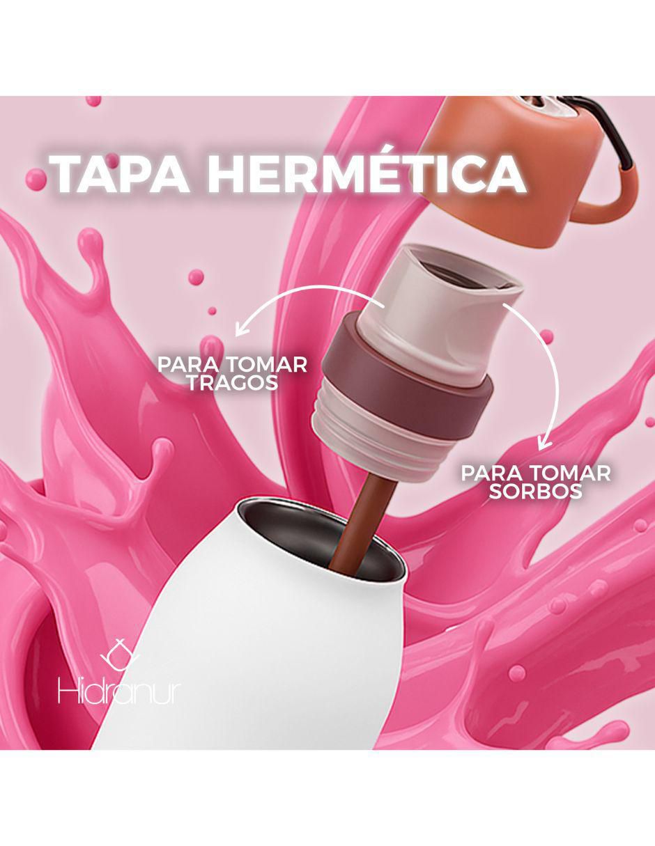 Termo de acero inoxidable con tapa rosca 2