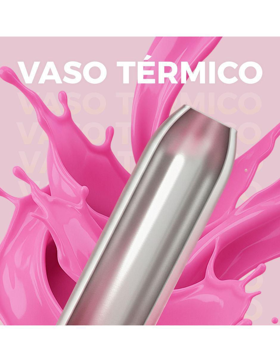 Termo de acero inoxidable con tapa rosca 5