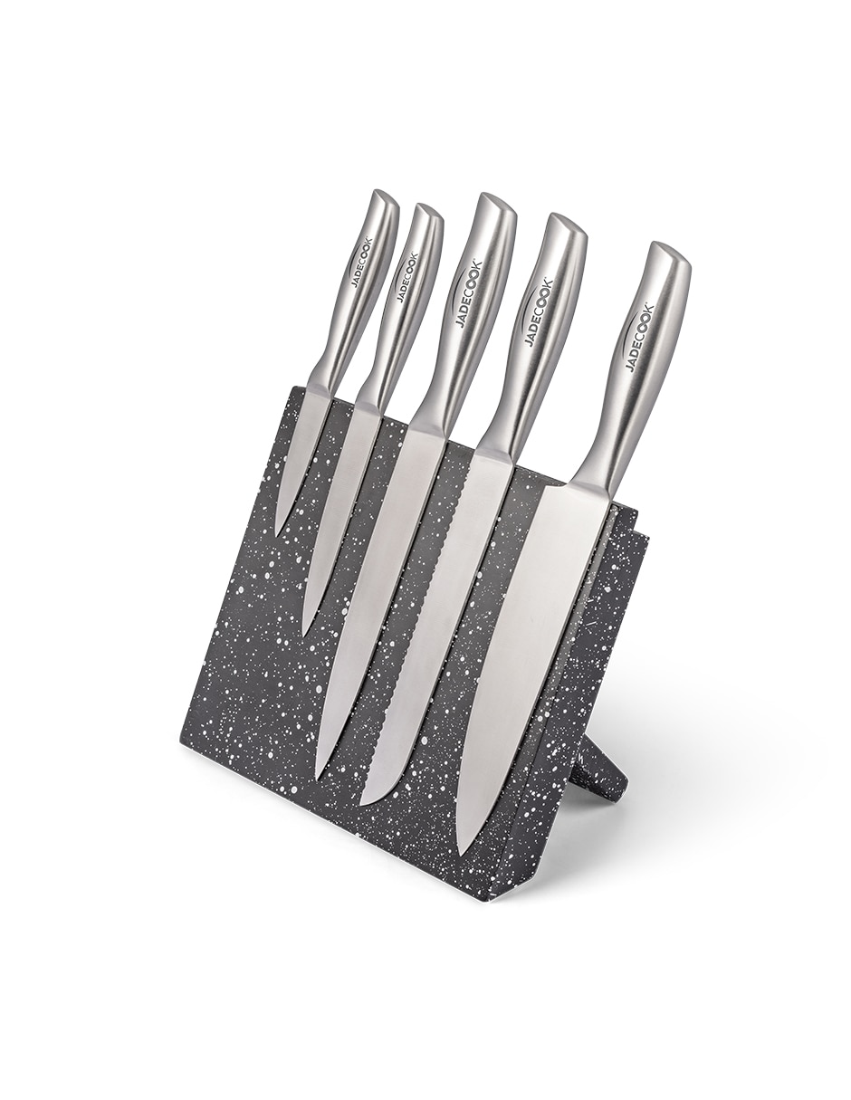 Batería de cocina de acero inoxidable antiadherente titanio 15 piezas 2