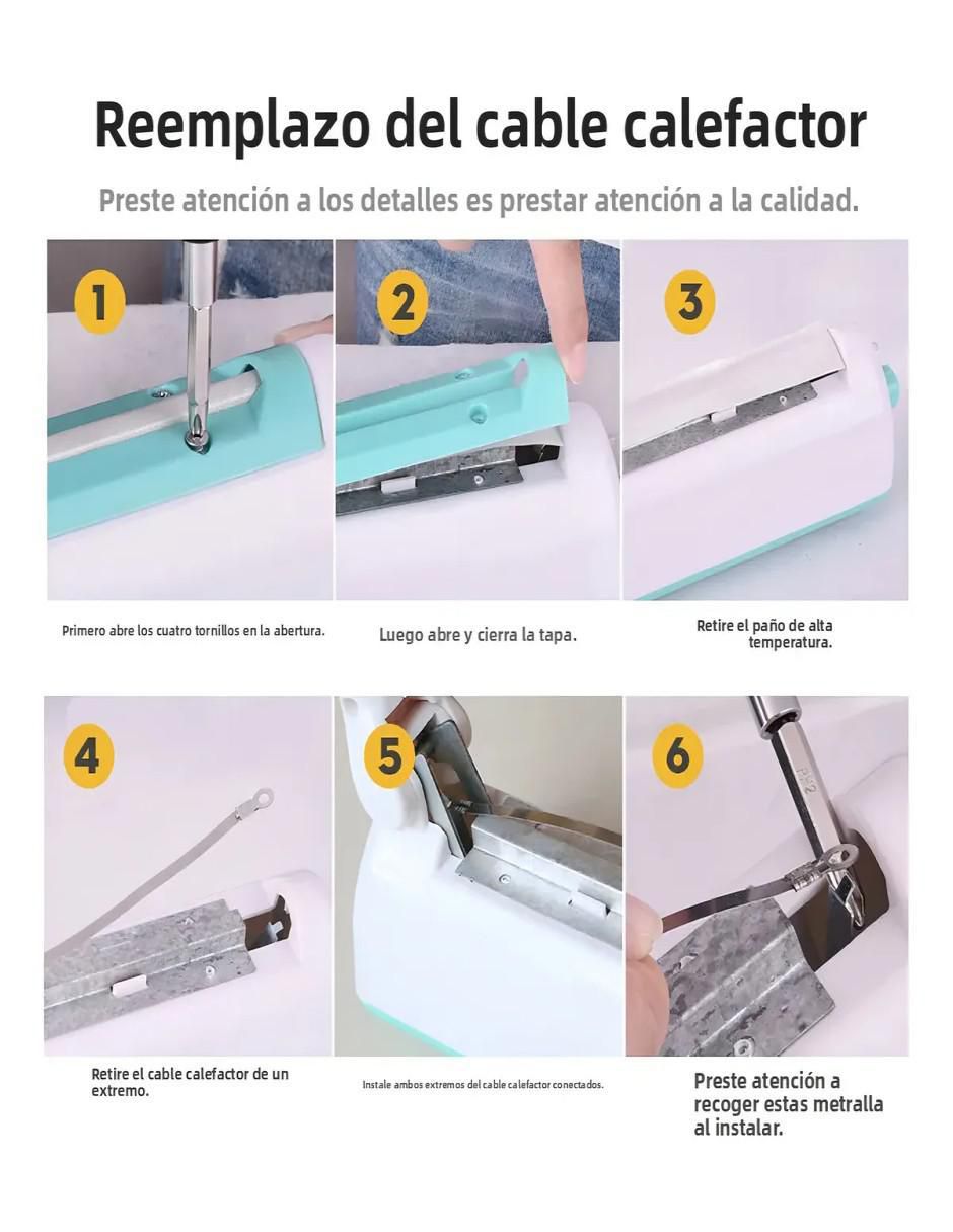 Bomba de vacío para cocina de plástico Selladora de Bolsas 3