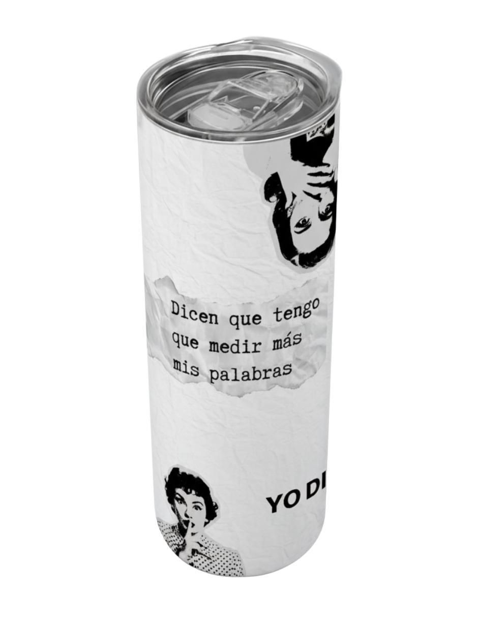 Termo de acero inoxidable con tapa a presión 590 ml Termo de acero inoxidable con tapa a presión 590 ml