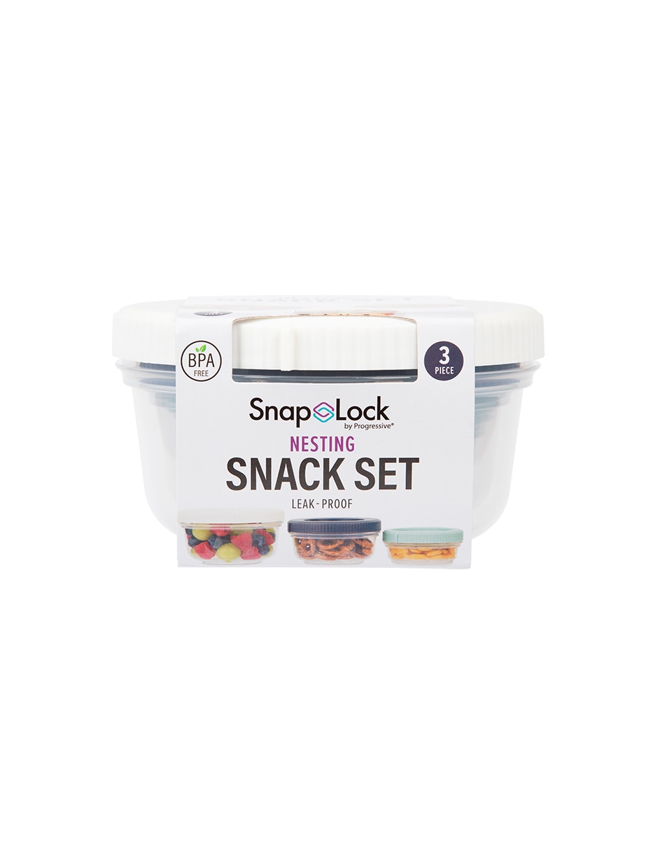 Set contenedores Snaplock 3 piezas 5