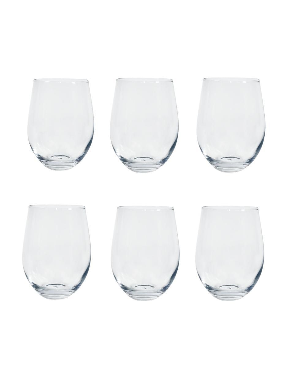 Set de vasos old fashion de vidrio con 6 piezas