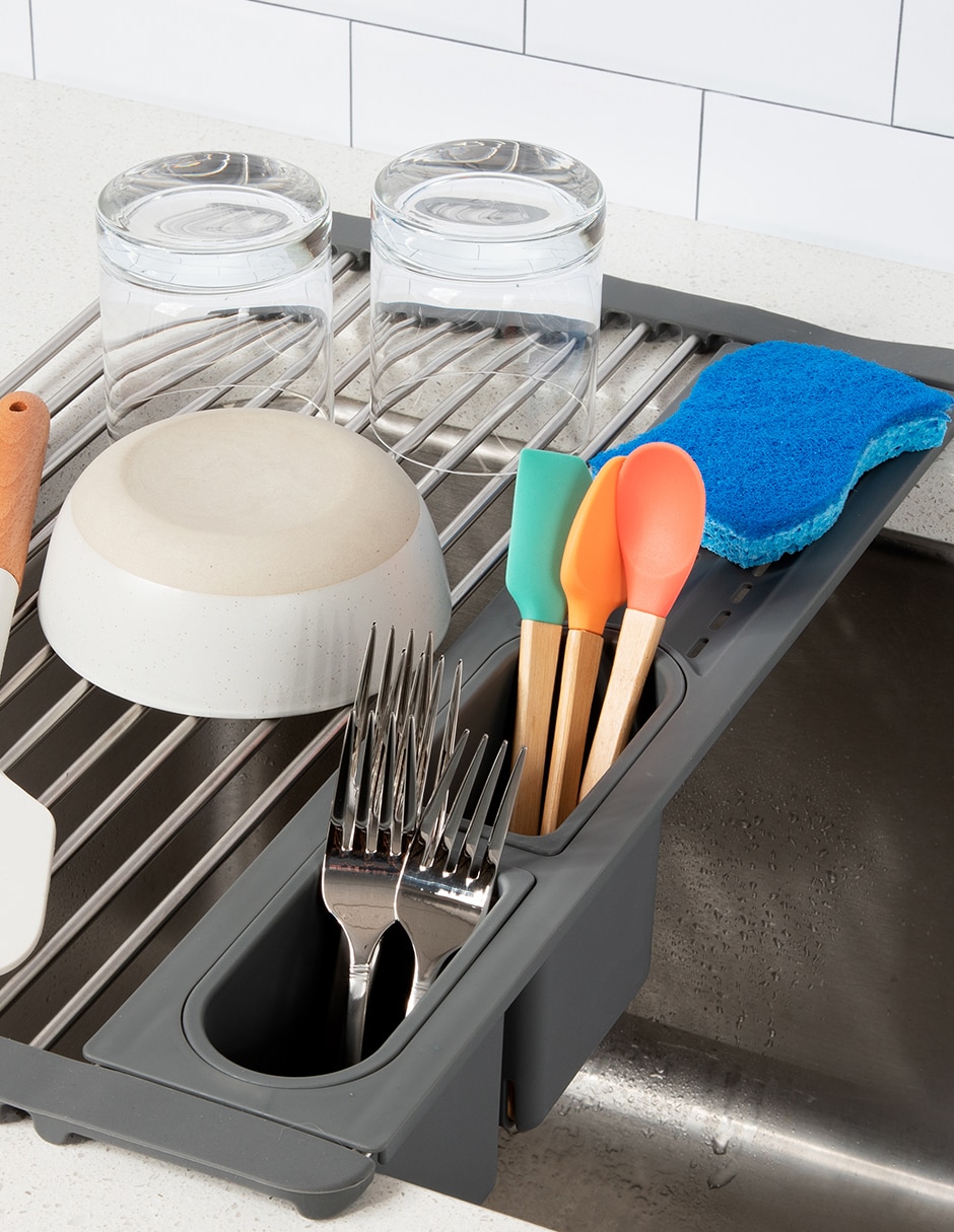 Escurridor de trastes Prepworks de acero inoxidable 4