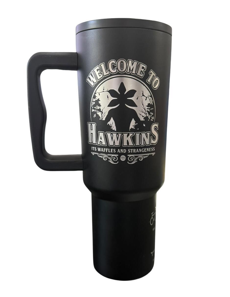 Termo de acero inoxidable Stranger Things con tapa rosca 1.2 L
