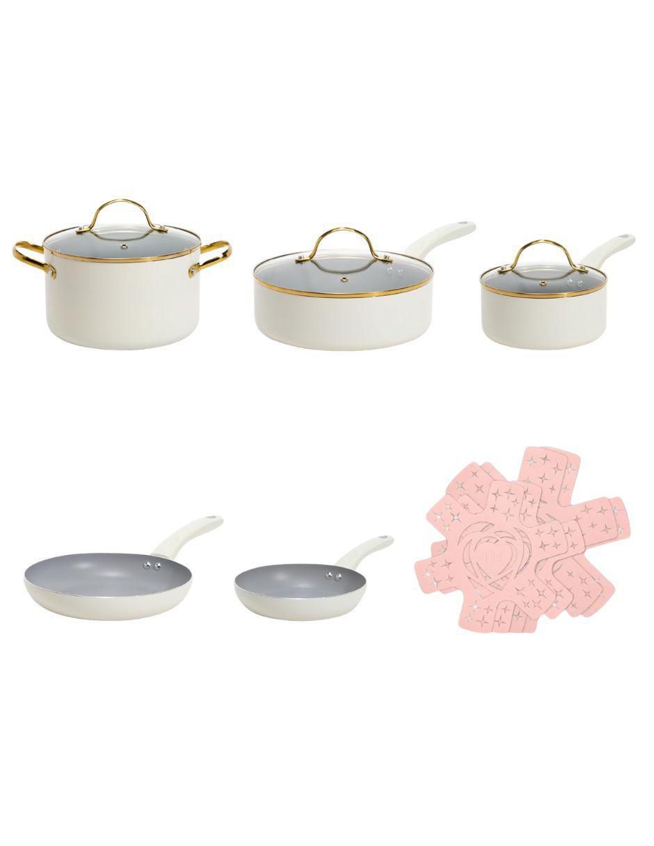 Batería de cocina de aluminio antiadherente sin PFOA 12 piezas 3