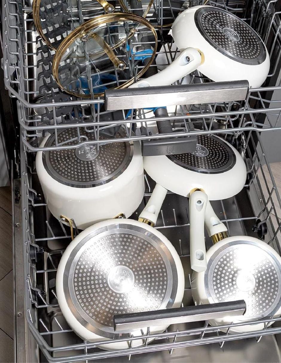 Batería de cocina de aluminio antiadherente sin PFOA 12 piezas 4
