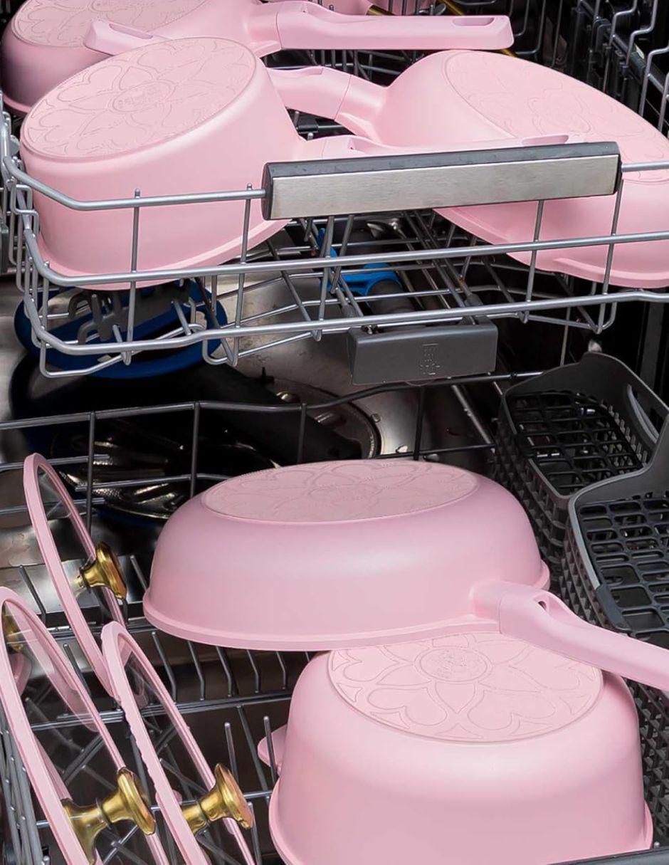 Batería de cocina de aluminio fundido antiadherente sin PFOA 10 piezas 2