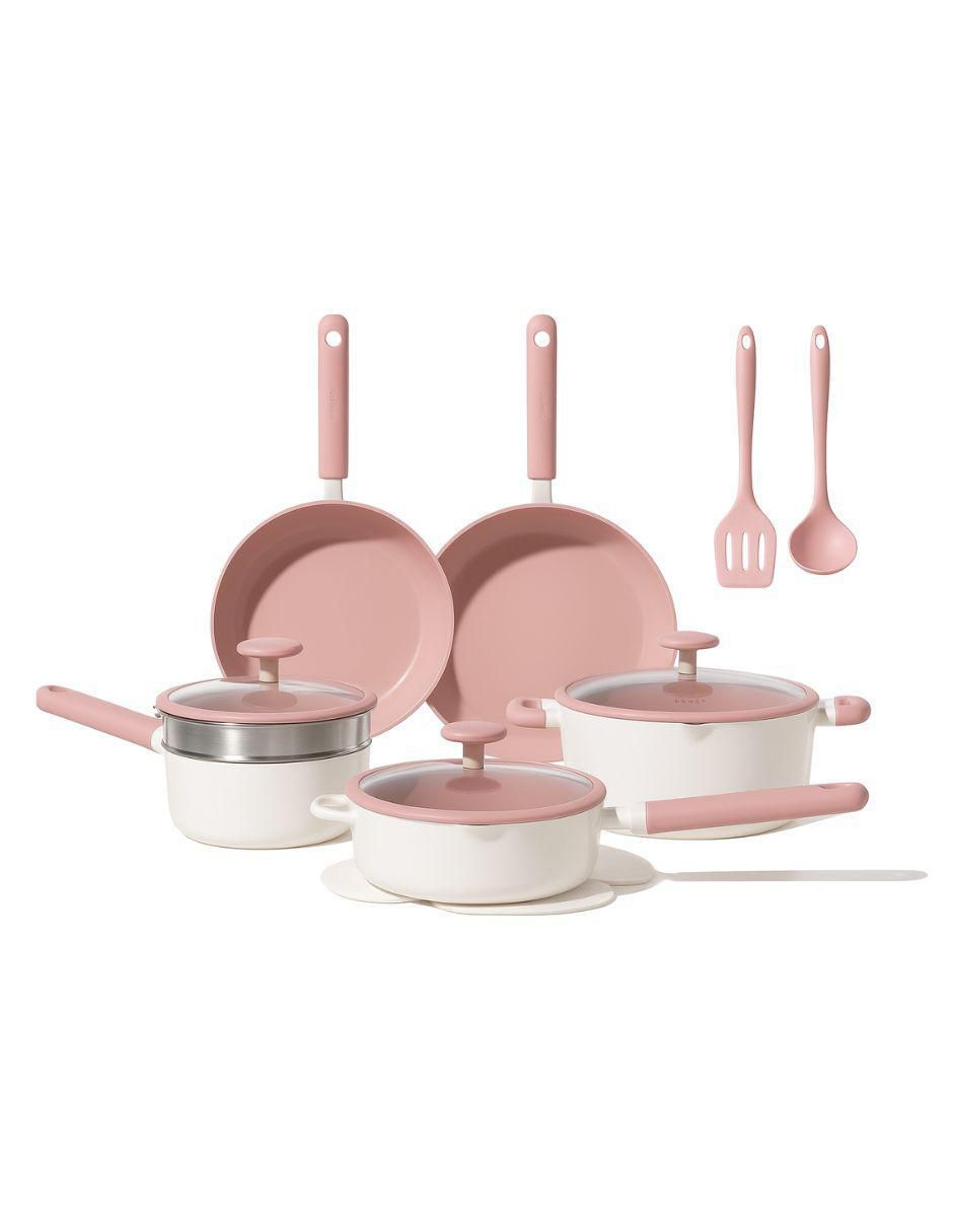 Batería de cocina de cerámica antiadherente cerámica 12 piezas Batería de cocina de cerámica antiadherente cerámica 12 piezas