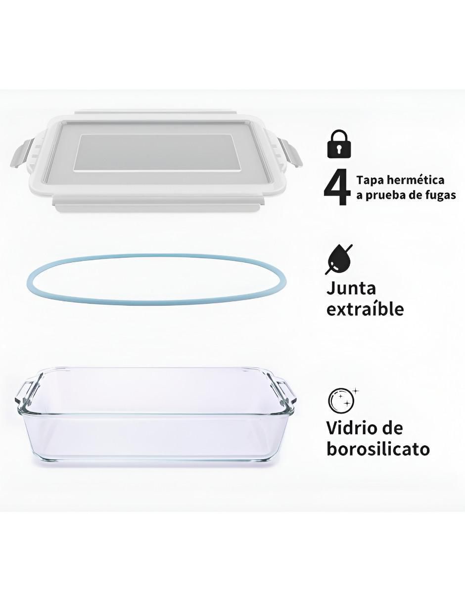 Set refractario de vidrio templado 4