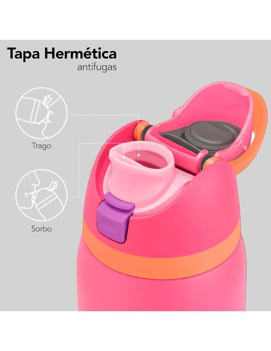 Termo de acero inoxidable con tapa rosca 3