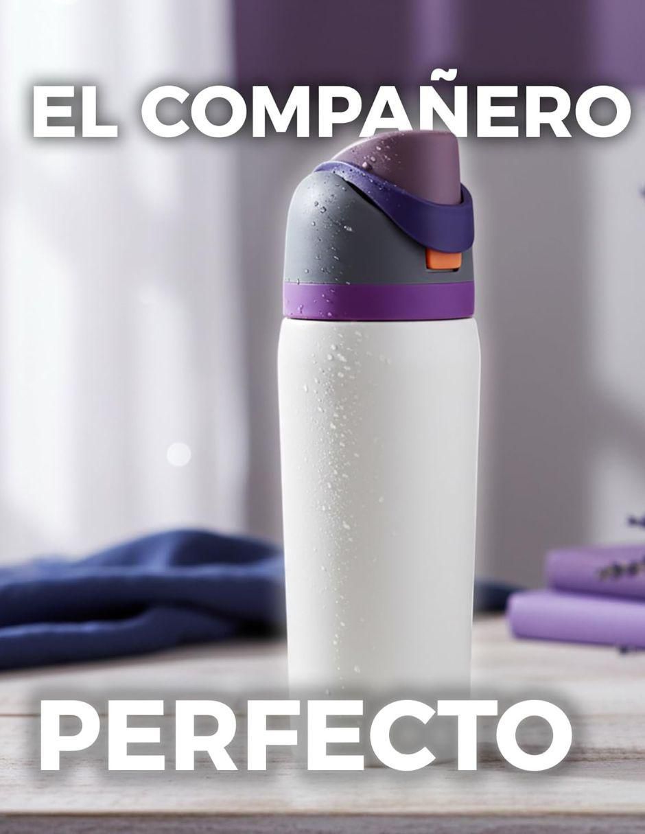 Termo de acero inoxidable con tapa rosca 5