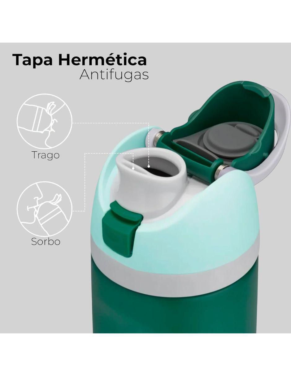 Termo de acero inoxidable con tapa rosca 3