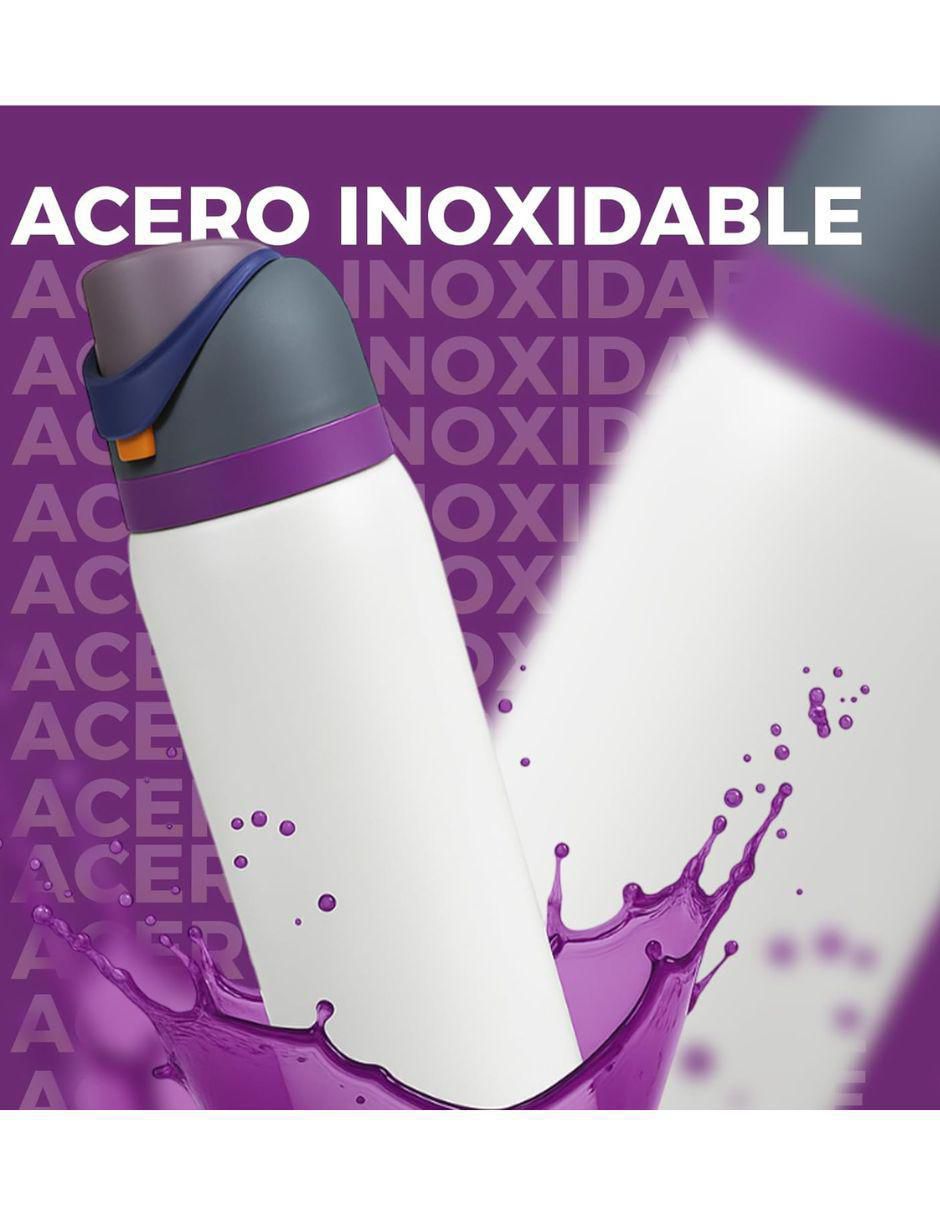Termo de acero inoxidable con tapa rosca 4