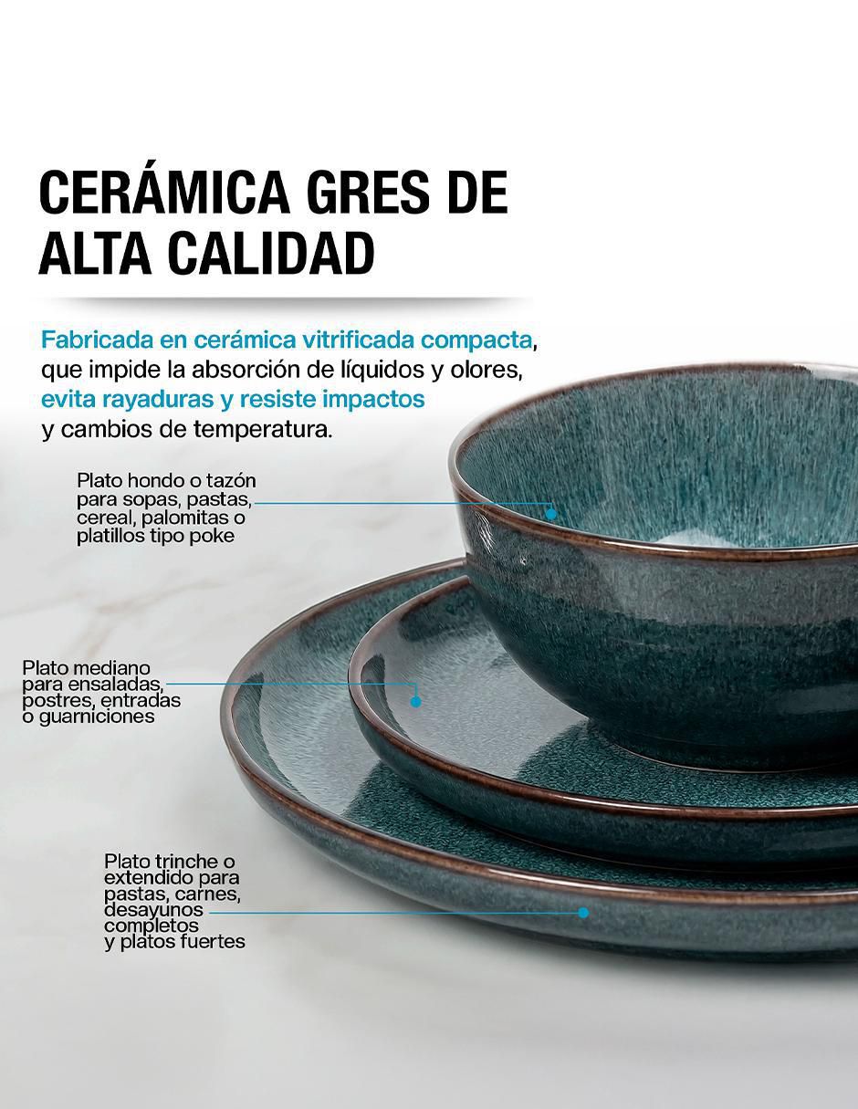 Vajilla cerrada de cerámica para 4 personas 4