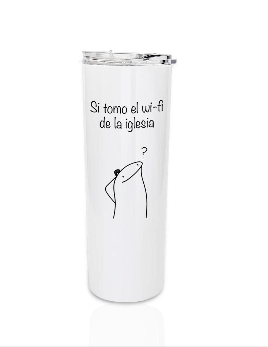 Termo de acero inoxidable con tapa a presión 590 ml Termo de acero inoxidable con tapa a presión 590 ml
