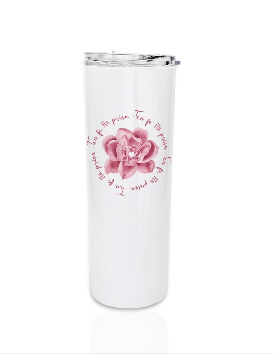 Termo de acero inoxidable con tapa a presión 590 ml