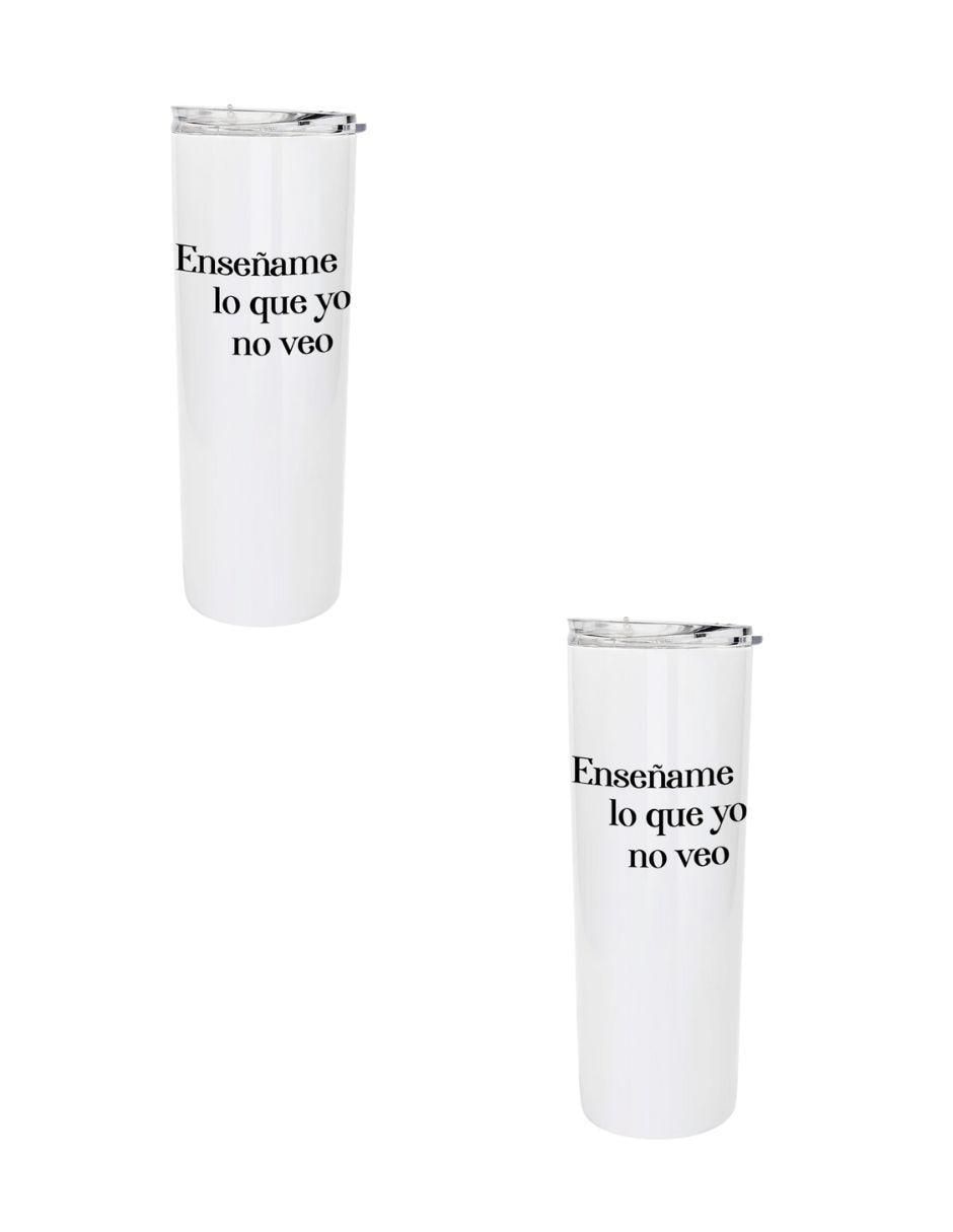 Set termo de acero inoxidable con tapa a presión 590 ml