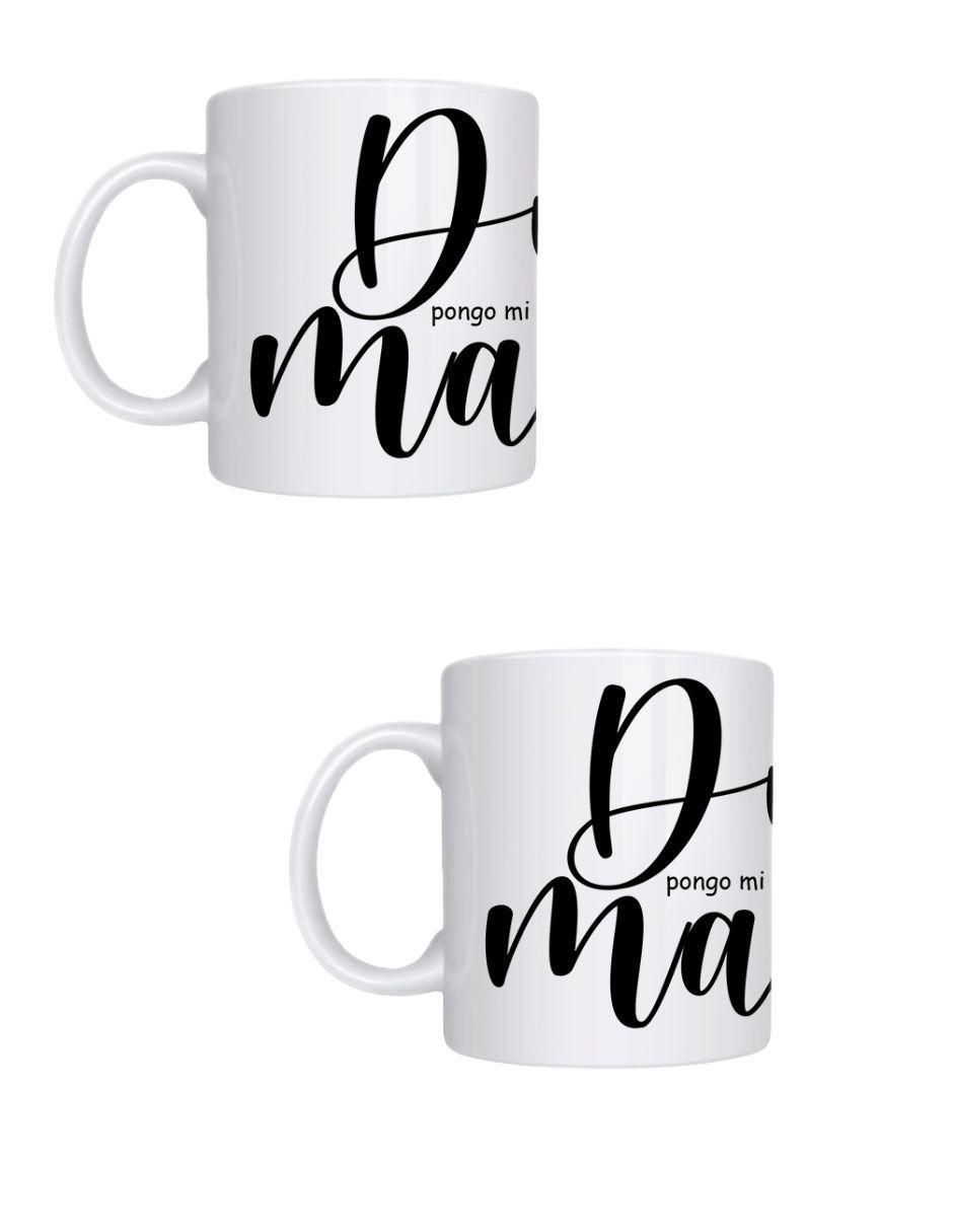 Set de tazas clásicas 2 piezas
