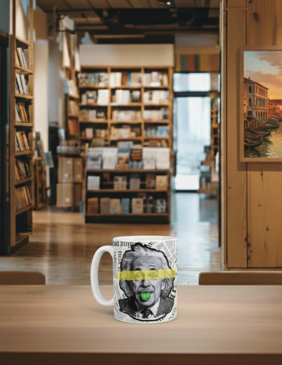Set de tazas clásicas Albert Einstein 2 piezas 4