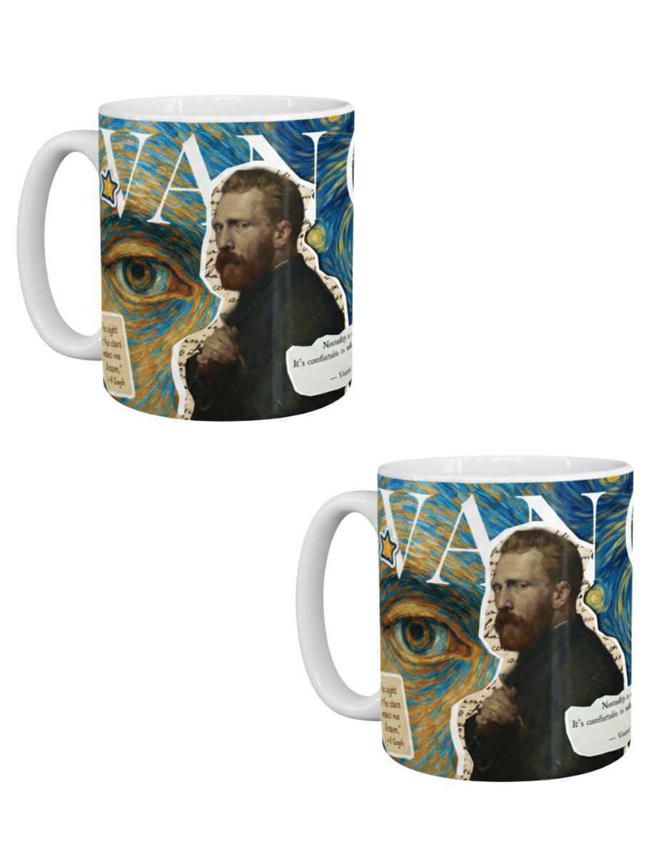 Set de tazas americana Vincent Van Gogh 2 piezas Set de tazas americana Vincent Van Gogh 2 piezas