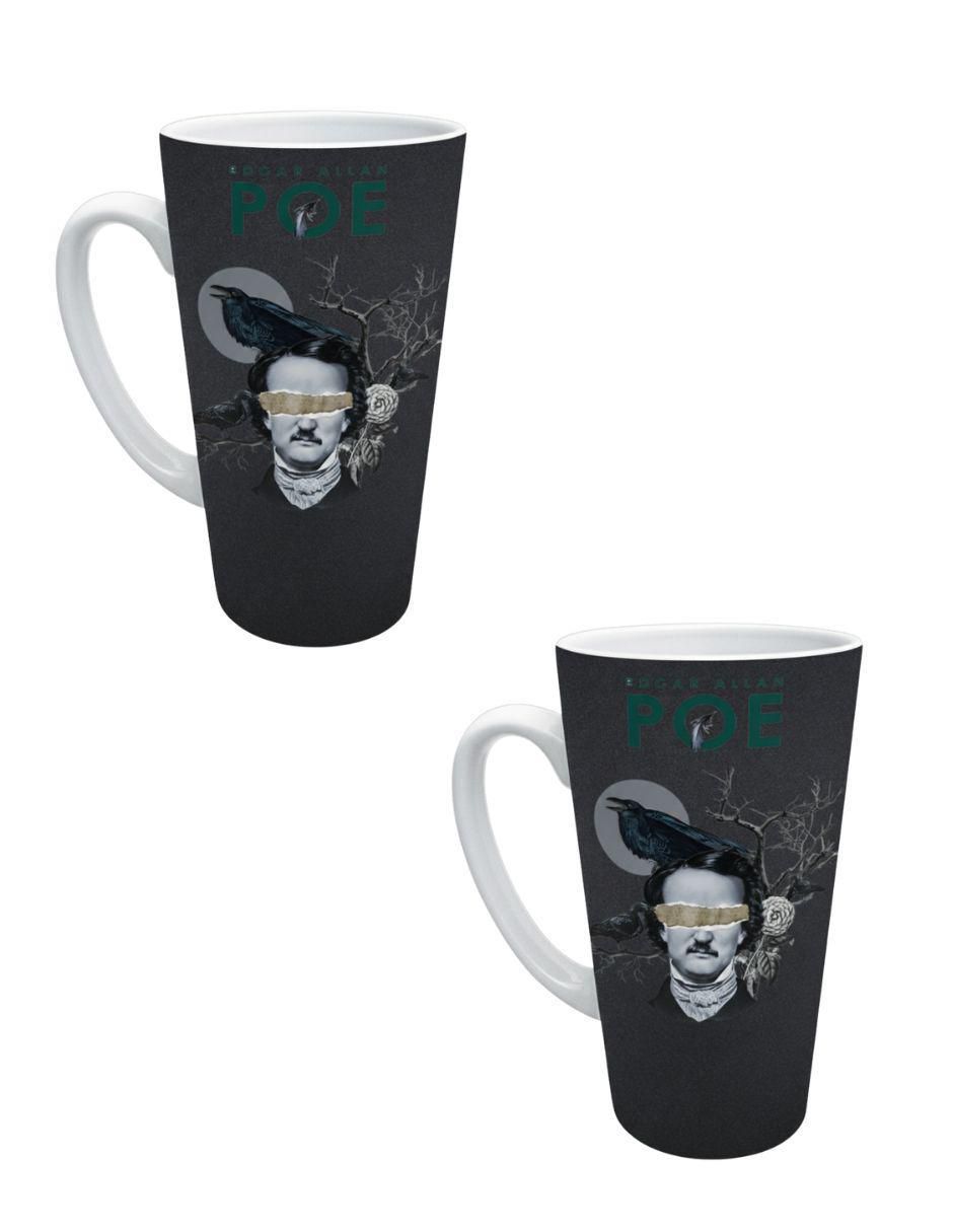 Set de tazas clásicas Edgar Allan Poe 2 piezas