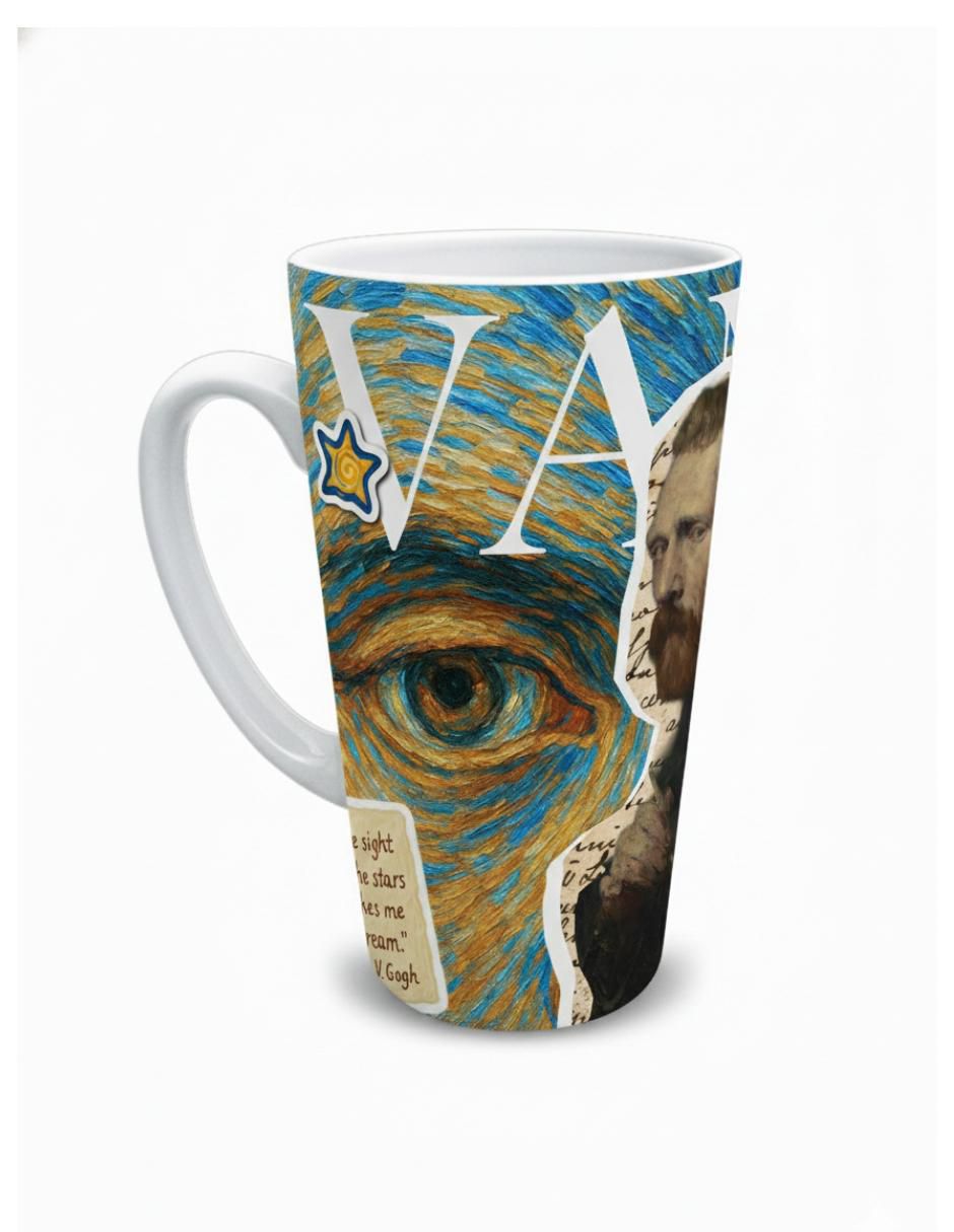 Set de tazas clásicas Vincent Van Gogh 2 piezas 2