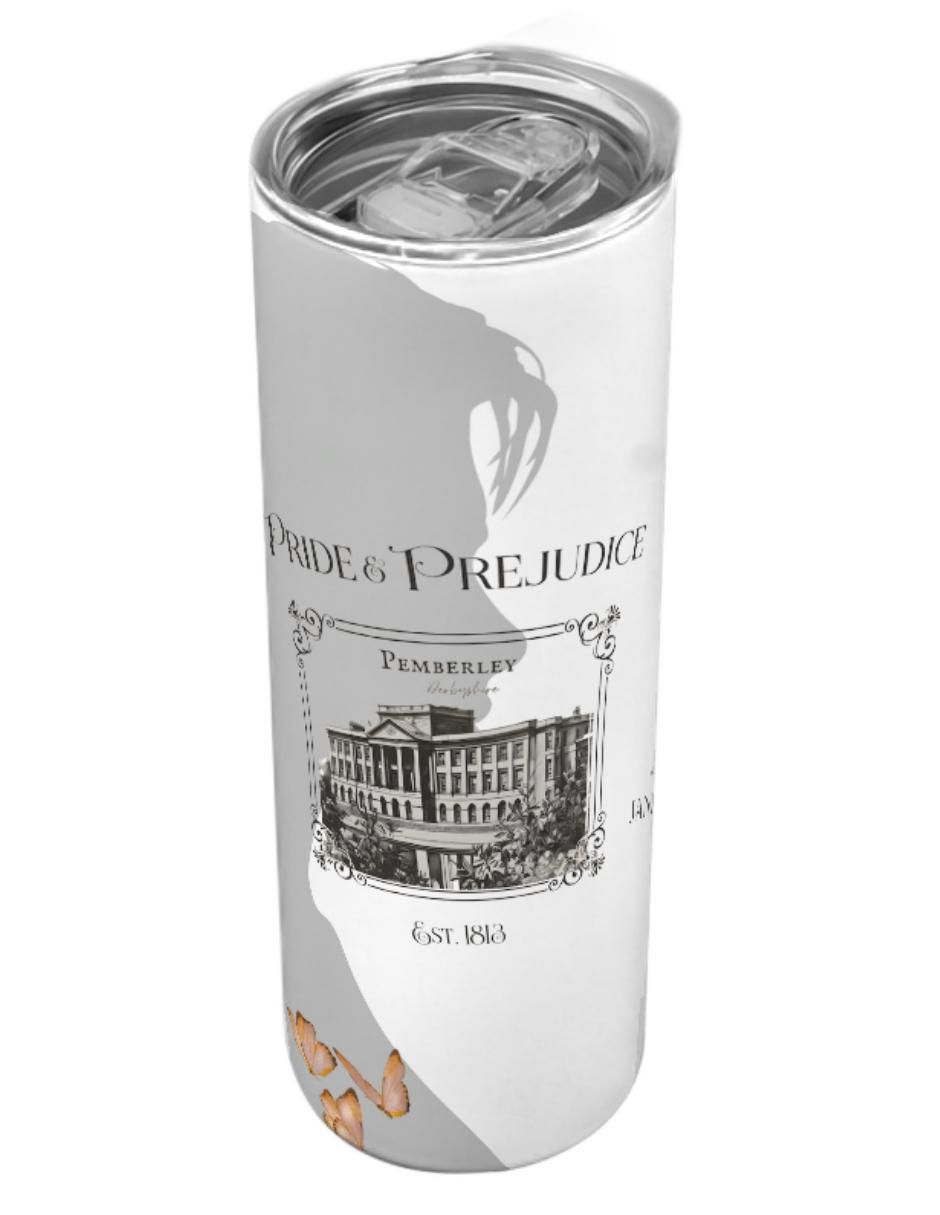 Termo de acero inoxidable Jane Austen con tapa a presión 590 ml Termo de acero inoxidable Jane Austen con tapa a presión 590 ml