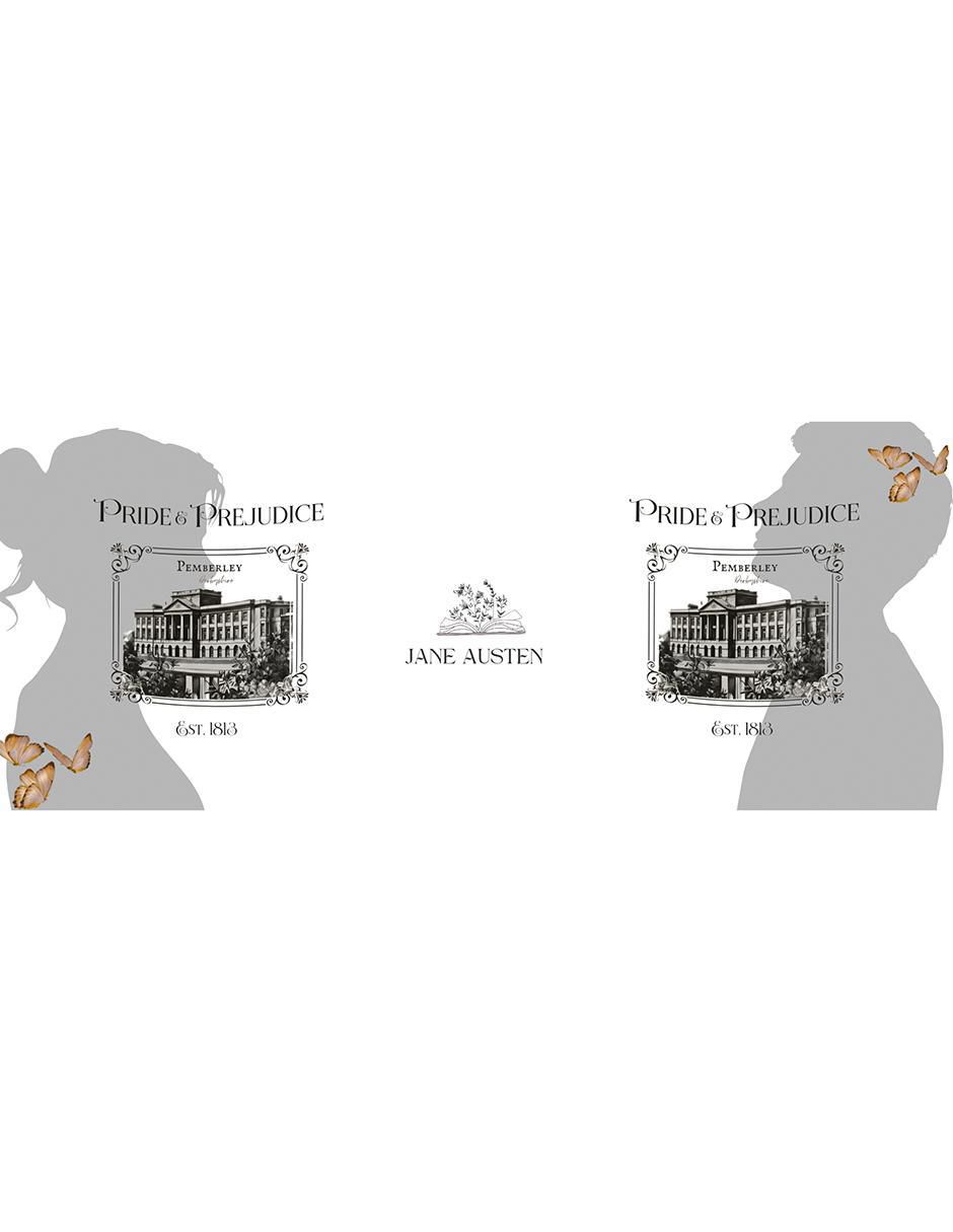 Termo de acero inoxidable Jane Austen con tapa a presión 590 ml 4