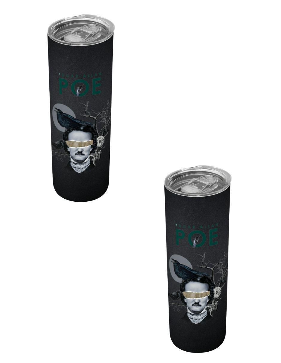 Set termo Edgar Allan Poe con tapa a presión 590 ml