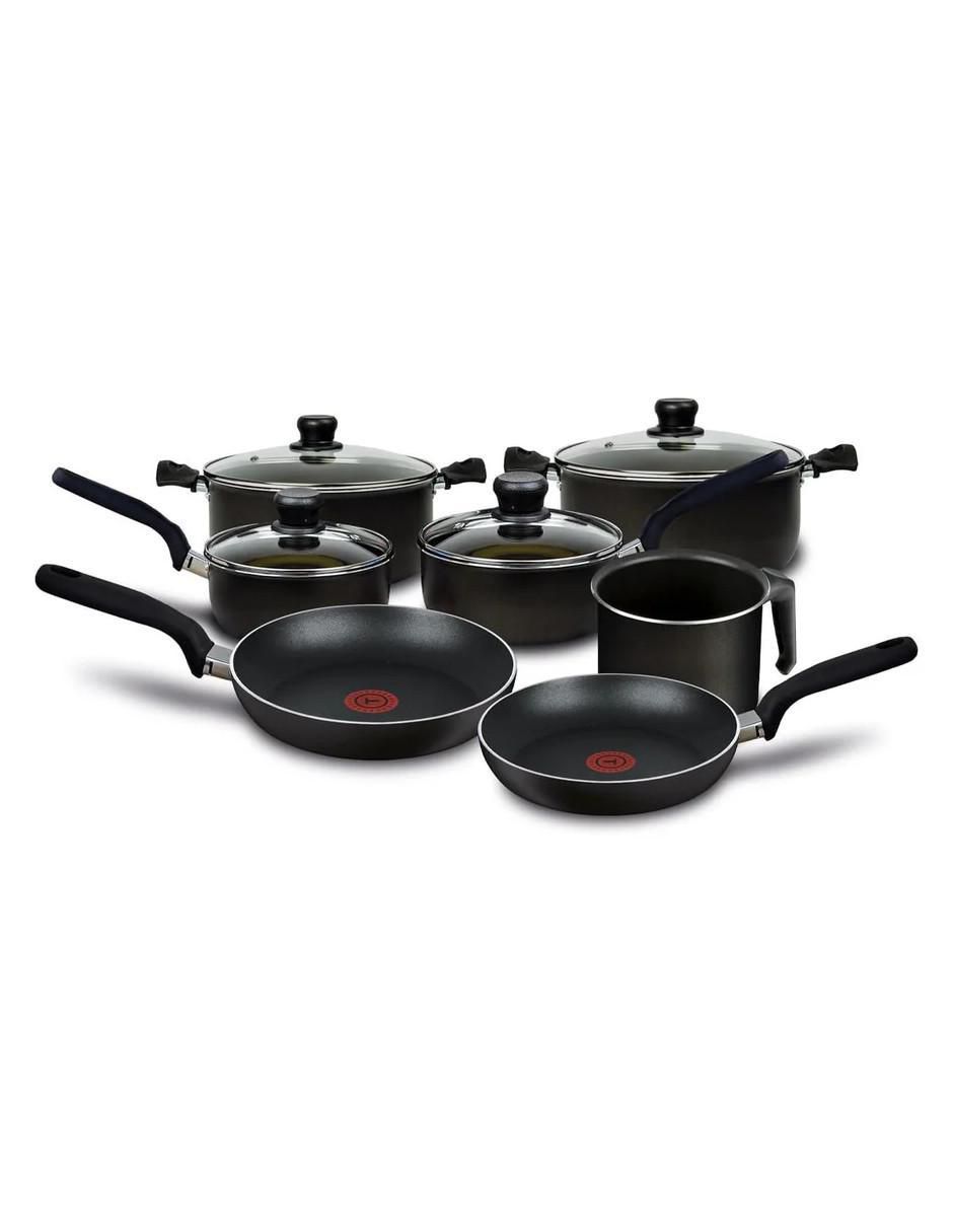 Batería de cocina de aluminio antiadherente easy plus 11 piezas