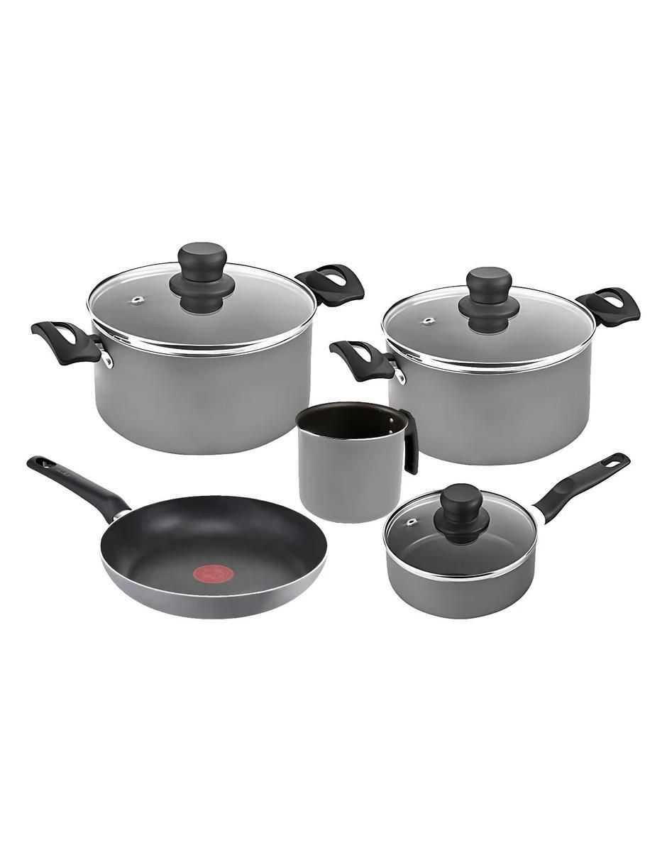 Batería de cocina de aluminio antiadherente easy plus 8 piezas