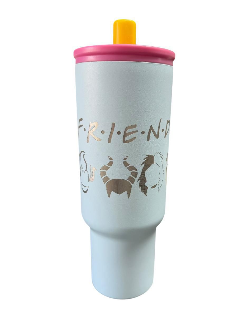 Termo de acero inoxidable Friends con tapa rosca 1.2 L