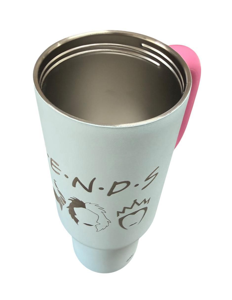 Termo de acero inoxidable Friends con tapa rosca 1.2 L 5