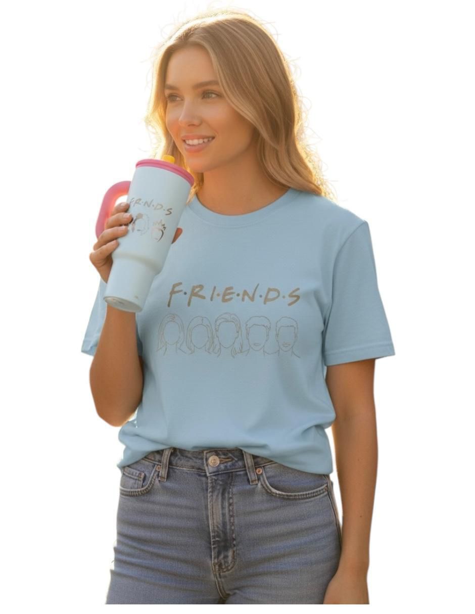 Termo de acero inoxidable Friends con tapa rosca 1.2 L 6