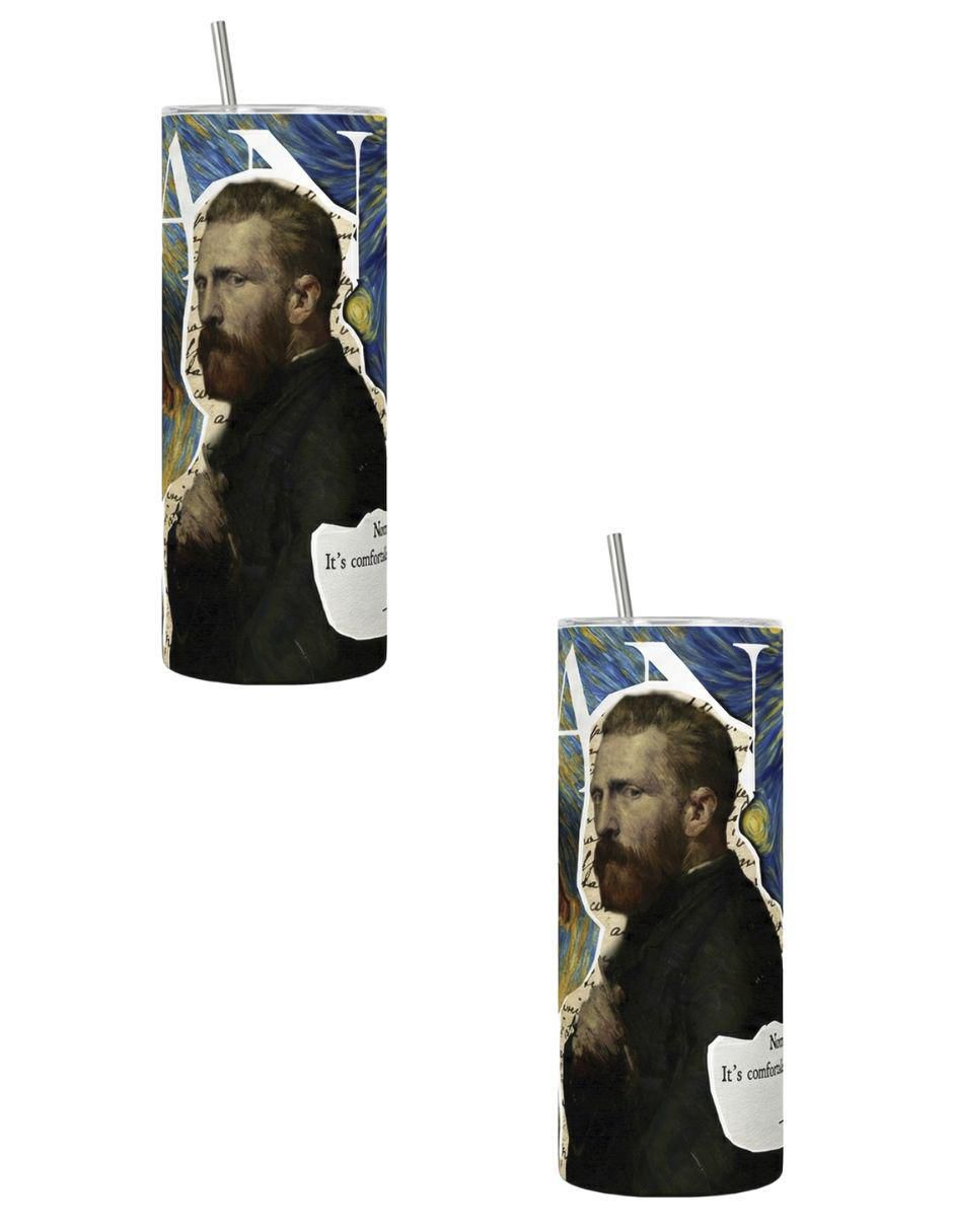 Set termo de acero inoxidable Van Gogh con tapa a presión Set termo de acero inoxidable Van Gogh con tapa a presión