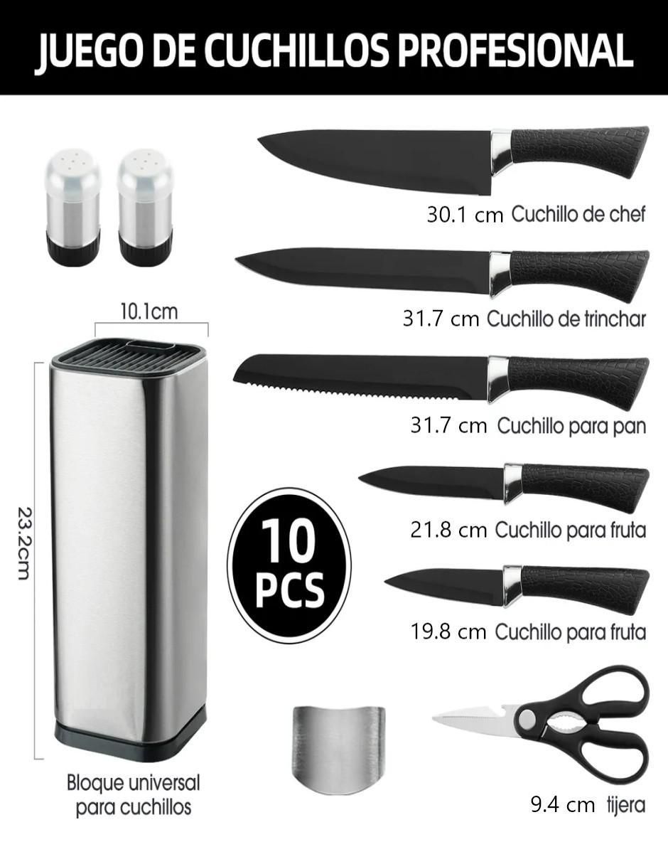 Set de cuchillos multiusos 10 piezas 6