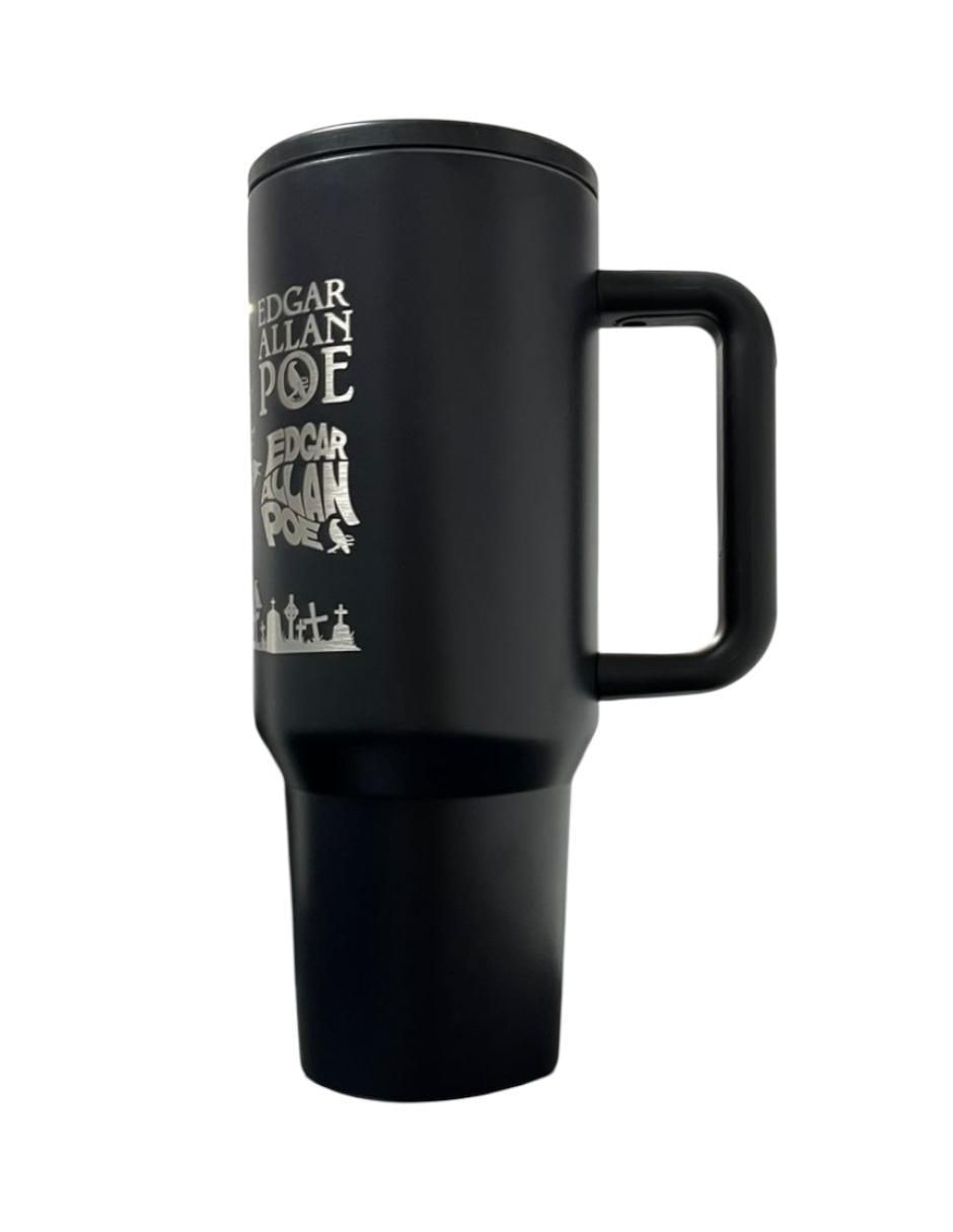 Termo de acero inoxidable Edgar Allan Poe con tapa rosca 1.2 L 2
