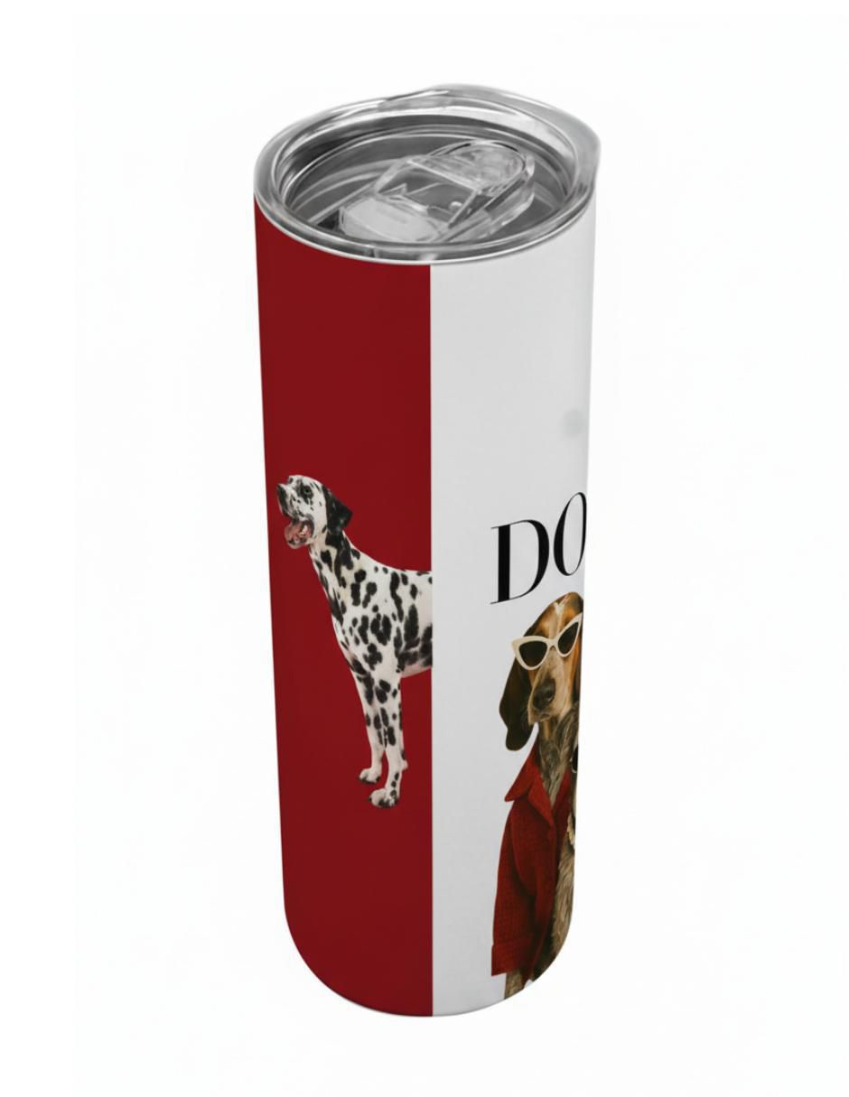 Termo de acero inoxidable Perro Dálmata con tapa a presión 590 ml Termo de acero inoxidable Perro Dálmata con tapa a presión 590 ml