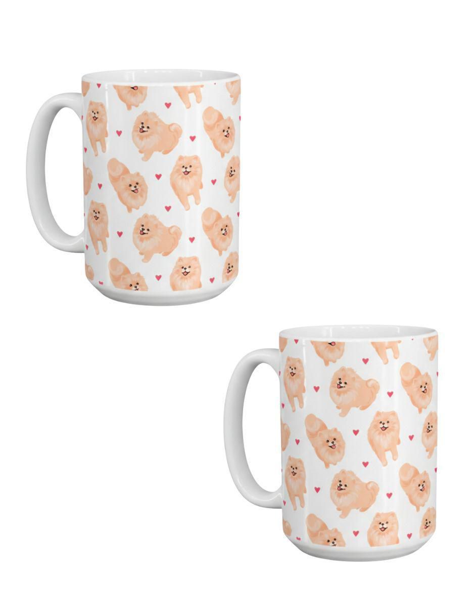 Set de tazas clásica Pomerania 2 piezas