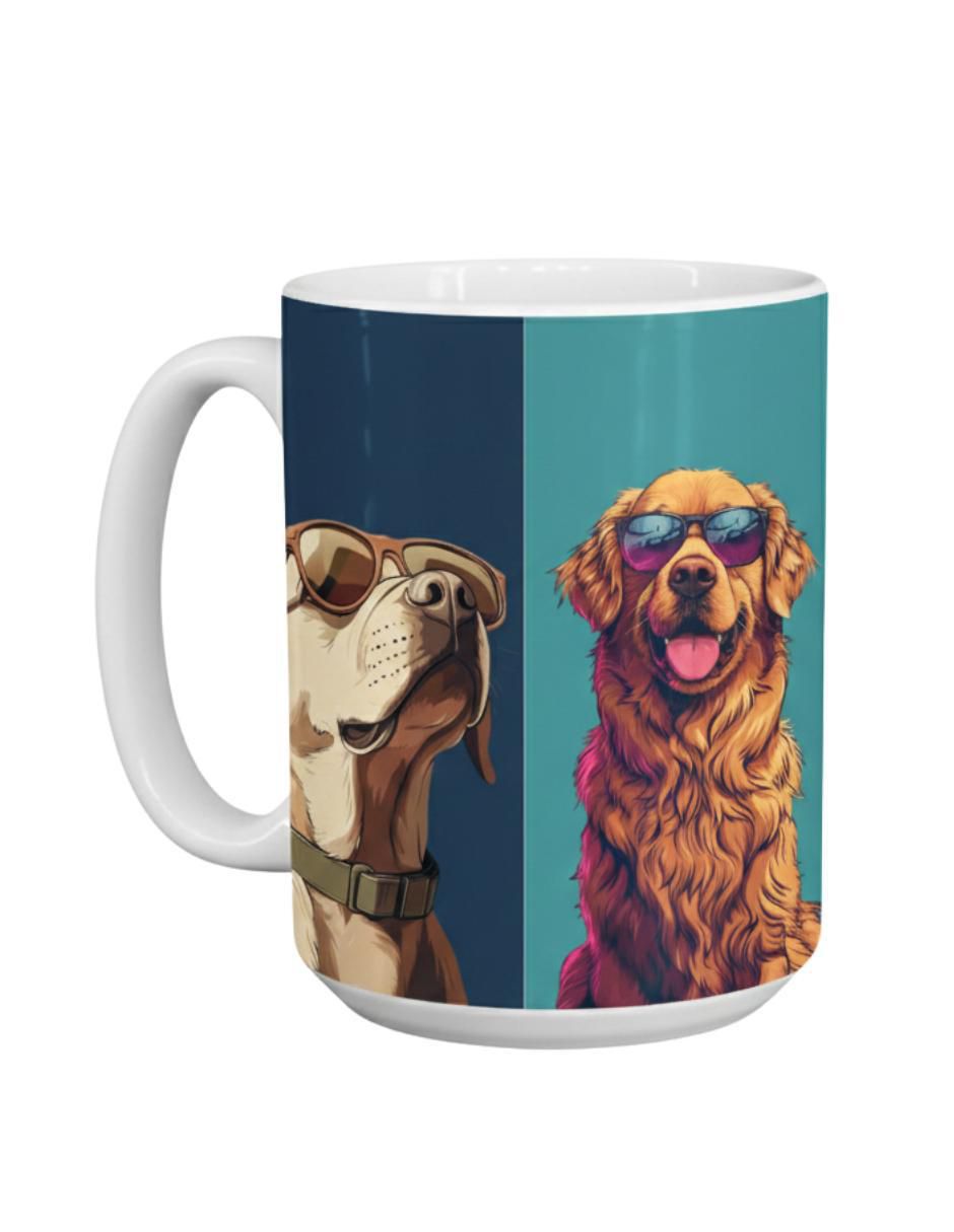 Set de tazas clásica Perros 2 piezas 3