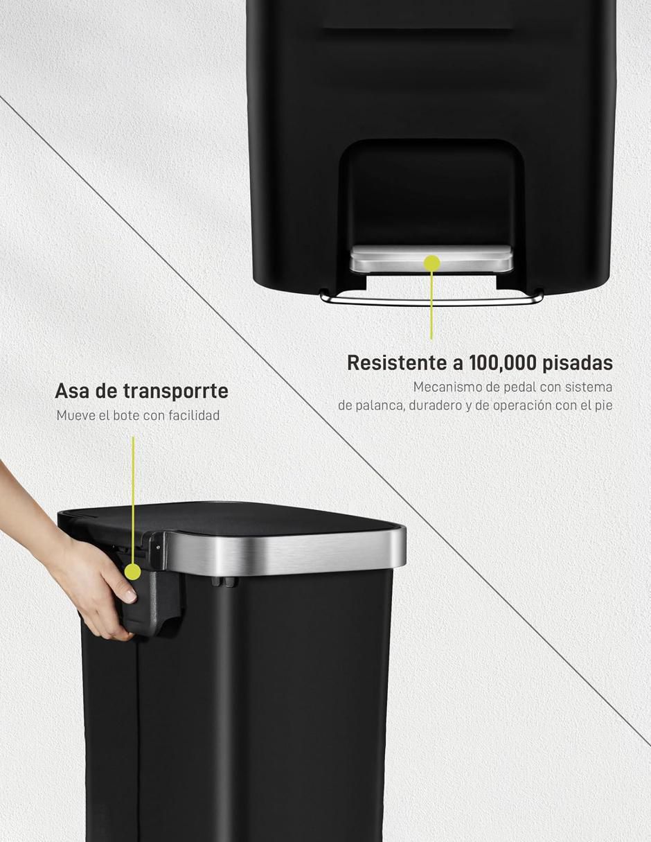 Bote de basura de plástico 5
