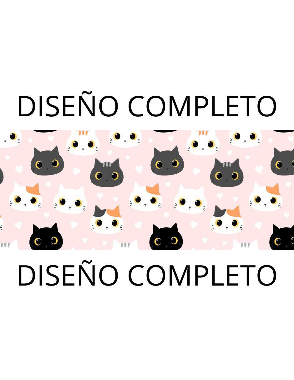 Set termo de acero inoxidable Gatos con tapa a presión 2