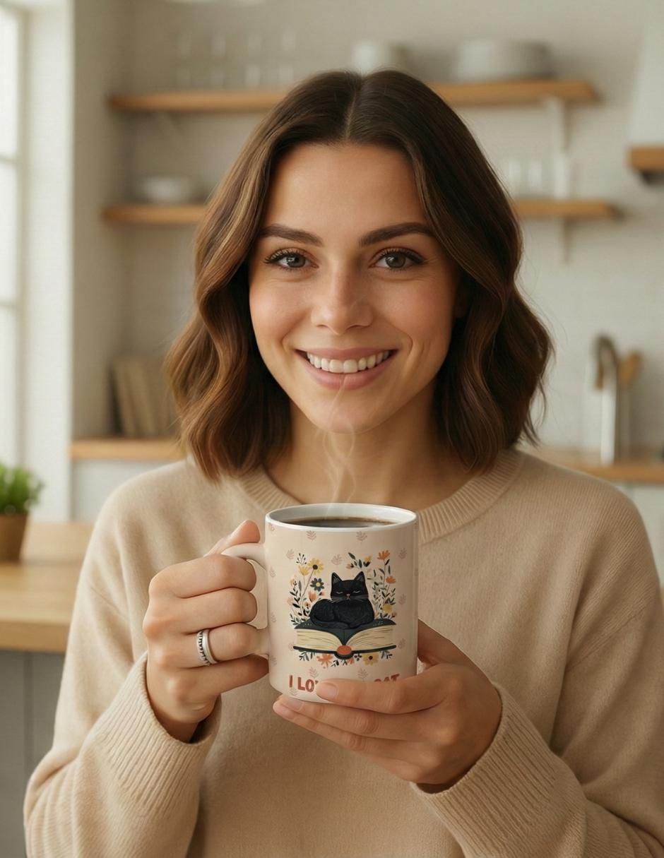 Taza americana Gatos 3