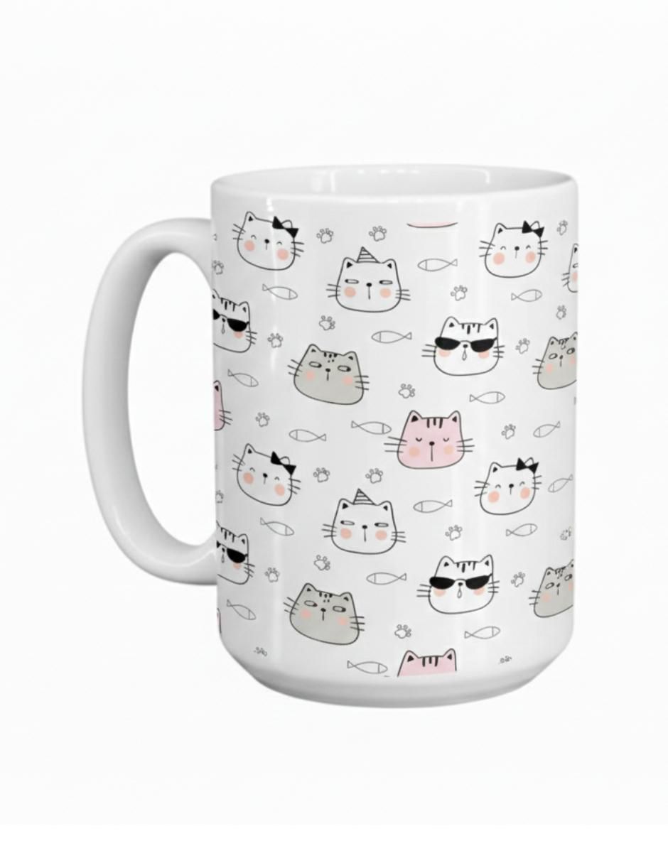 Taza americana Gatos
